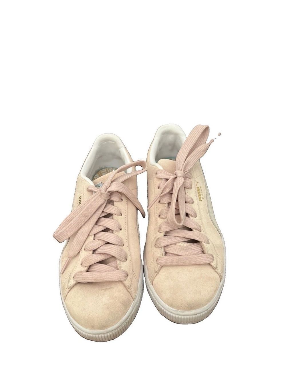 Puma Women's Suede Sneakers in Blush Pink